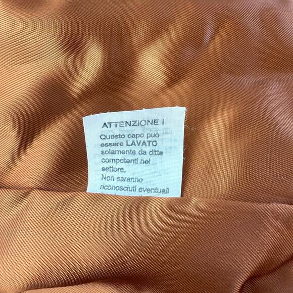 Leather Factory Firenze Made in Italy Lightweight Leather Jacket Woman's M -K184 - Picture 6 of 6